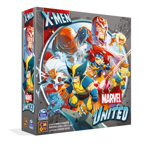 asmodee - Marvel United X-Men - Brettspiel, 1-4 Spieler, 10+ Jahre, italienische Ausgabe von Asmodee
