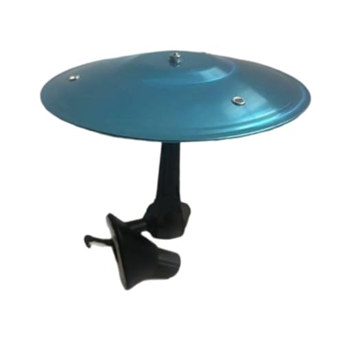 AsrMyjcx Auto-Becken, Edelstahl, knackiger Metallic-Sound, Trommel-Becken, an der Lüftungsöffnung montiert, für Musikliebhaber, Geschenk für Roadtrips, 190 Mm von AsrMyjcx