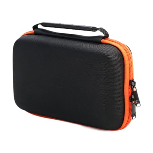 AsrMyjcx Hartschalenkoffer, Reise-Aufbewahrungskoffer mit Netztasche, Spielzubehör, tragbare Aufbewahrungstasche mit Spielkartensteckplatz für XL von AsrMyjcx