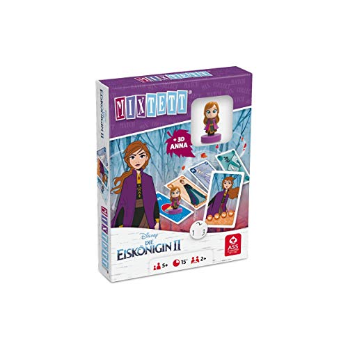 Ass Altenburger 22522245 Mixtett Disney Die Eiskönigin 2 Kartenspiel mit Spielfigur Anna von ASS Altenburger