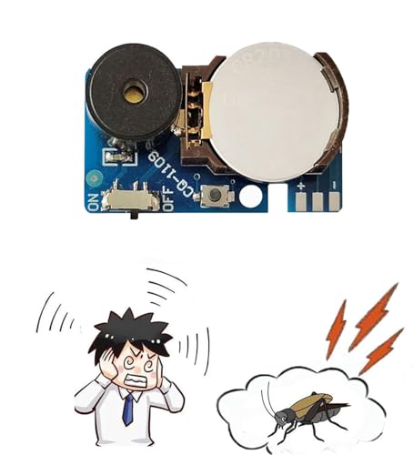 Asslye Annoyatron Random Noise Maker, Annoyatron Noise Maker, Cricket Noise Maker Prank, Streich-Geräuschmacher für Partys, Versteckter Streich-Geräuschmacher für Erwachsene von Asslye