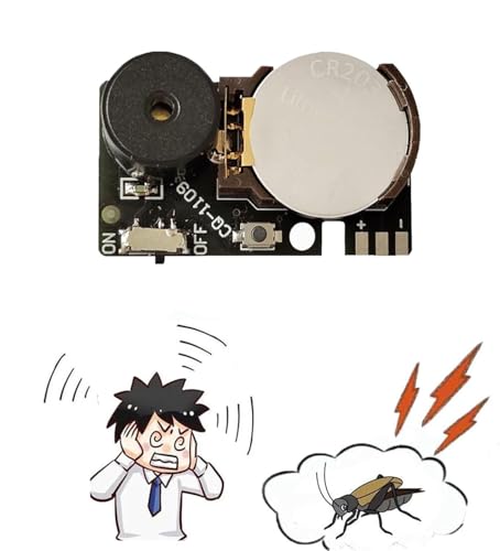 Asslye Annoyatron Random Noise Maker, Annoyatron Noise Maker, Cricket Noise Maker Prank, Streich-Geräuschmacher für Partys, Versteckter Streich-Geräuschmacher für Erwachsene von Asslye