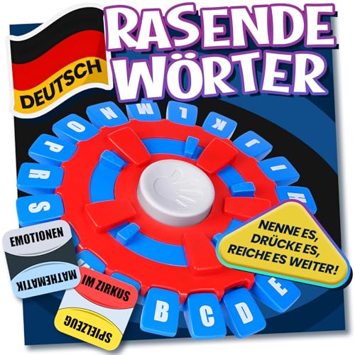 Asslye RASENDE WÖRTER Spiel Deutsch - Wortspiel Buchstaben Drücken mit Timer, Familienspiele Brettspiele Partyspiele für Kinder und Erwachsene, 2–8 Spieler Asslye RASENDE WÖRTER Spiel Deutsch - Wortspiel Buchstaben Drücken mit Timer, Familienspiele Brettspiele Partyspiele für Kinder und Erwachsene, 2–8 Spieler von Asslye