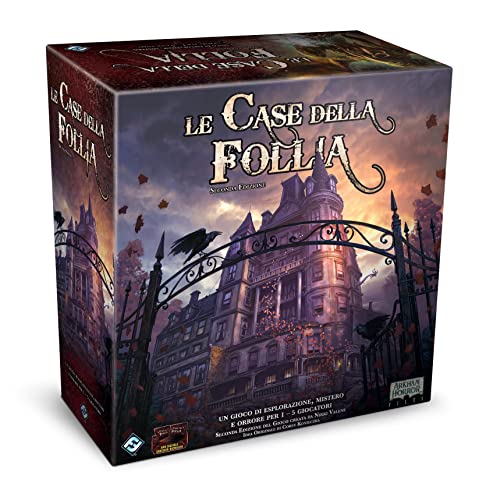 Asmodee 9400 The Houses of Madness 2nd Edition, Brettspiel, Singles, Mehrfarbig, Einheitsgröße - Italienische Sprache von Asmodee