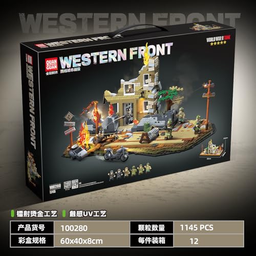 Astrevo 1145Pcs WW2 Baustein-Spielzeugmodellset mit Militärthema 100280 von Astrevo