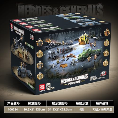 Astrevo 675Pcs WW2 Baustein-Spielzeugmodellset mit Militärthema 100284 von Astrevo