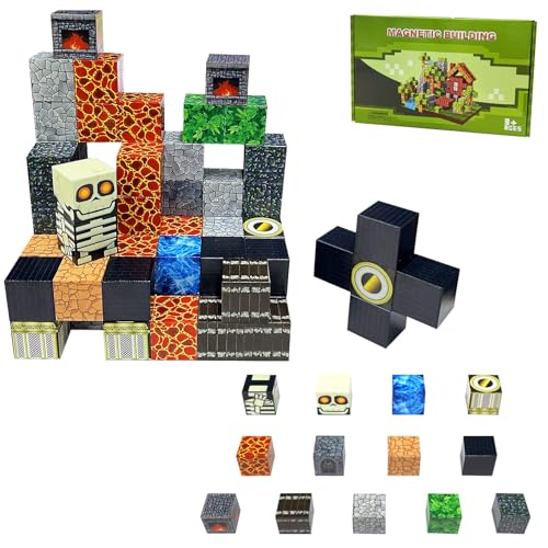 Astrevo Magnetische Bausteine 65 Stück, Magnetspiel kinderspielzeug für Jungen und Mädchen ab 3 4 5 6 7 9 10-12 Jahre, Jungen Bauspielzeugsets Geschenke für Kinder Astrevo Magnetische Bausteine 65 Stück, Magnetspiel kinderspielzeug für Jungen und Mädchen ab 3 4 5 6 7 9 10-12 Jahre, Jungen Bauspielzeugsets Geschenke für Kinder von Astrevo