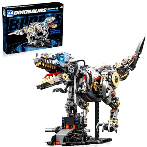 Astrevo Technik Dinosaurie Bausteine Bauspielzeug, 1268 Stück Tyrannosaurus Rex Dinosaurier Figuren Klemmbausteine Set für Kinder 12+ Jahre alt, Bauspielzeug Geschenke für Jungen Kinder Erwachsene Astrevo Technik Dinosaurie Bausteine Bauspielzeug, 1268 Stück Tyrannosaurus Rex Dinosaurier Figuren Klemmbausteine Set für Kinder 12+ Jahre alt, Bauspielzeug Geschenke für Jungen Kinder Erwachsene von Astrevo