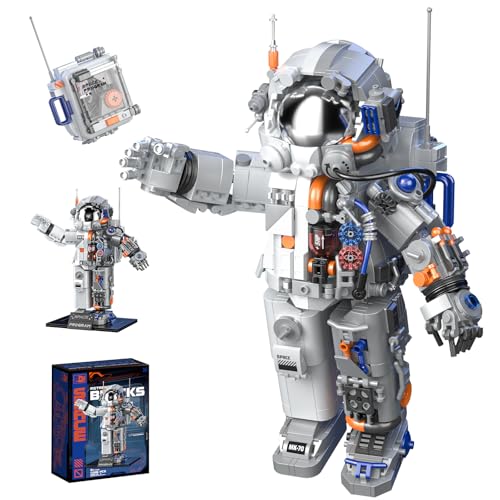 Astrevo Astronaut Bausteine Set, 1086 Teile STEM-Astronaut Modellbausatz Spielzeug Geschenke für Kinder und Erwachsene von Astrevo