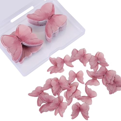 3D Schmetterling Cupcake Topper Kuchen Toppers Essbare Blüten Tortendeko Hochzeit Esspapier Tortendeko für Geburtstag Hochzeit Fee Party Schmetterling Wandaufkleber Abziehbild, 48pcs Pfirsich 3D Schmetterling Cupcake Topper Kuchen Toppers Essbare Blüten Tortendeko Hochzeit Esspapier Tortendeko für Geburtstag Hochzeit Fee Party Schmetterling Wandaufkleber Abziehbild, 48pcs Pfirsich von Asudaro