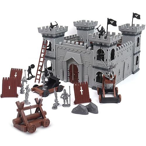 Asudaro Antike römische Ritter Spielzeug Modell DIY Mittelalterliche Miniatur Spielzeug Modell einschließlich Burg Wagen Soldaten Figur mittelalterlichen Kunststoff-Ritter Action-Figur Burg Playset Asudaro Antike römische Ritter Spielzeug Modell DIY Mittelalterliche Miniatur Spielzeug Modell einschließlich Burg Wagen Soldaten Figur mittelalterlichen Kunststoff-Ritter Action-Figur Burg Playset von Asudaro