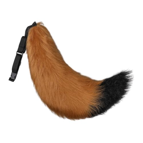 Asudaro Biest Wolf Fuchs Cosplay Schwanz Halloween Kunstpelz Fuchsschwanz für Halloween Party Kostüm Cosplay verkleiden Tier Tails Asudaro Biest Wolf Fuchs Cosplay Schwanz Halloween Kunstpelz Fuchsschwanz für Halloween Party Kostüm Cosplay verkleiden Tier Tails von Asudaro