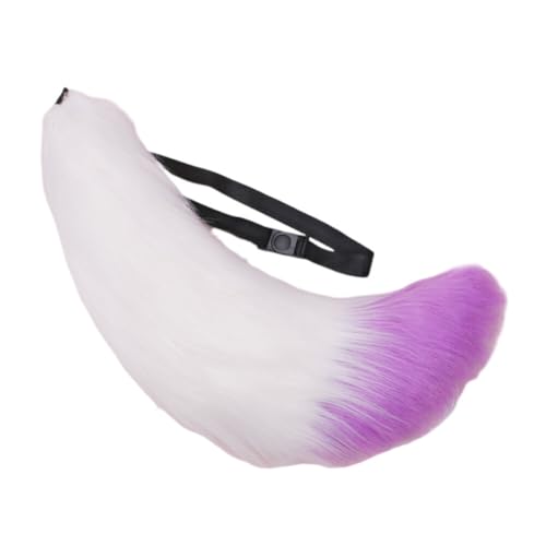 Asudaro Biest Wolf Fuchs Cosplay Schwanz Halloween Kunstpelz Fuchsschwanz für Halloween Party Kostüm Cosplay verkleiden Tier Tails von Asudaro