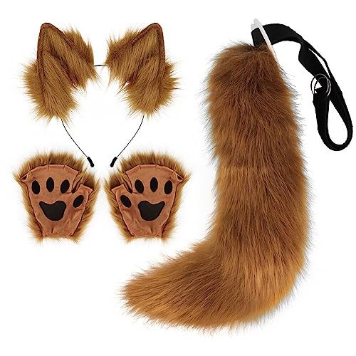Asudaro Cosplay Kostüm Set, Fuchsschwanz und Ohren Cosplay Plüsch Haarbänder Katzenohren Haarspange Haarband Damen Halloween Karneval Fuchs Tier Thema Party Kostüm Requisiten Cute Hair Clips Typ 6 Asudaro Cosplay Kostüm Set, Fuchsschwanz und Ohren Cosplay Plüsch Haarbänder Katzenohren Haarspange Haarband Damen Halloween Karneval Fuchs Tier Thema Party Kostüm Requisiten Cute Hair Clips Typ 6 von Asudaro