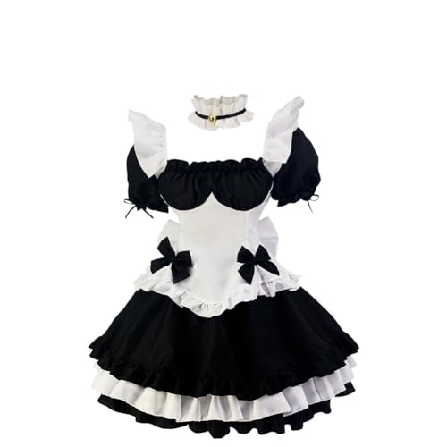 Asudaro Cosplay Prinzessin Kleid Dienstmädchen Uniform Lolita Cosplay Kleid Halloween Kostüm Niedlich Lolita Hase Maid Dress Halloween Maid Kostüm French Maid Cosplay Bögen Outfit Schwarz-Weiss Asudaro Cosplay Prinzessin Kleid Dienstmädchen Uniform Lolita Cosplay Kleid Halloween Kostüm Niedlich Lolita Hase Maid Dress Halloween Maid Kostüm French Maid Cosplay Bögen Outfit Schwarz-Weiss von Asudaro