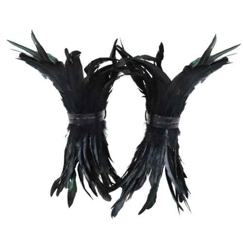 Asudaro Feder Fußkettchen, viktorianischen Stil Leder Feder Fußkettchen Feder Fuß Armband Kostüme Manschetten Für Halloween Performances, Modell geht Maskerade Parteien Feiern Schwarz Asudaro Feder Fußkettchen, viktorianischen Stil Leder Feder Fußkettchen Feder Fuß Armband Kostüme Manschetten Für Halloween Performances, Modell geht Maskerade Parteien Feiern Schwarz von Asudaro