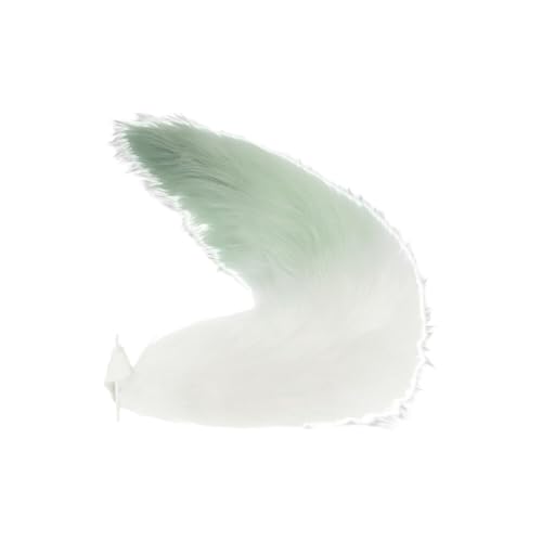 Asudaro Mädchen Katzenohr-Stirnbänder für Halloween, Plüsch Cosplay Zubehör Set Schwanz von Asudaro