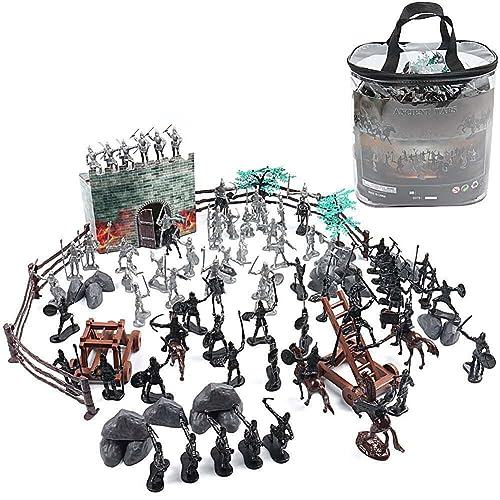 Asudaro Mittelalterlicher Soldat Modell Spielzeug, 71/120/136/250Pcs Ritter Spielzeug Spiel Modell Militär Mittelalterliche Soldat Figuren - Antike römische Soldaten Spielzeug - Modell für Kinder Asudaro Mittelalterlicher Soldat Modell Spielzeug, 71/120/136/250Pcs Ritter Spielzeug Spiel Modell Militär Mittelalterliche Soldat Figuren - Antike römische Soldaten Spielzeug - Modell für Kinder von Asudaro