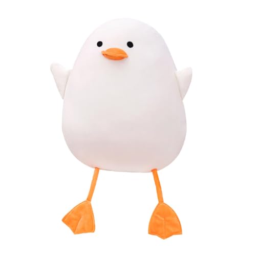 Asudaro Plüschtier Puppe, Tiere Ente Kuscheltier Puppe Stofftier Kissen Riesige Große Weiße Ente Plüsch Ente Plüschtier Kuscheltier Kawaii Puppe Stofftier Kissen Süßes Geschenk 50CM von Asudaro