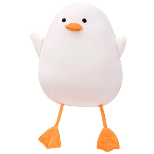 Asudaro Plüschtier Puppe, Weiße Ente, 70CM, Stofftier, Kuscheltier, Kissen, Süßes Geschenk von Asudaro