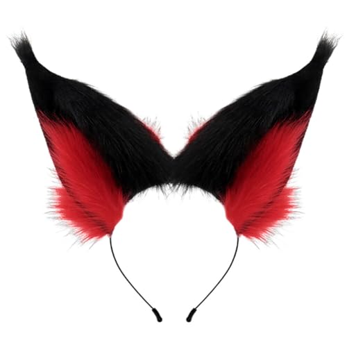 Asudaro Unisex Cosplay Zubehör Tierohren Hölle's Inn Alastor Haarreif für Anime Cosplayer Ohr Asudaro Unisex Cosplay Zubehör Tierohren Hölle's Inn Alastor Haarreif für Anime Cosplayer Ohr von Asudaro