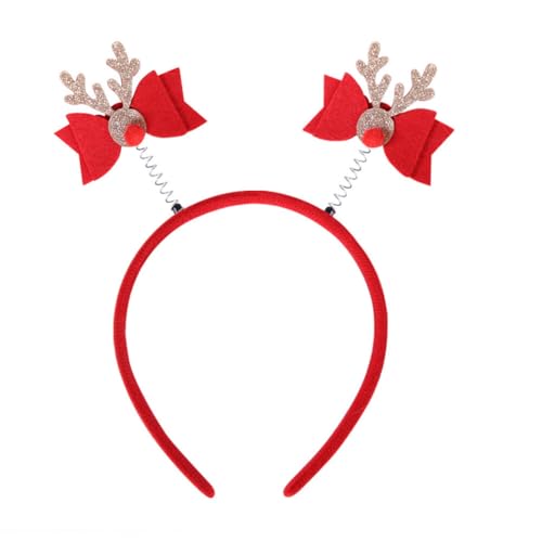 Asudaro Weihnachts Stirnband, Weihnachtsmütze Weihnachtsbaum Schneeflocken Geschenke Geweih Weihnachtsmann Stirnband Niedliches Weihnachts Stirnband Weihnachts Kostüme Dekorationen Haarband Typ 2 von Asudaro