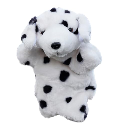 Cartoon Tier Weiche Handpuppe, Asudaro 1/4 Stücke Puppen für Kinder, Kinder Fingerpuppen Cartoon Tiere Hand Spielzeug für Mädchen und Jungen 3 4 5 6 7 Jahre alt, Theater, Rollenspiel Dalmatiner von Asudaro