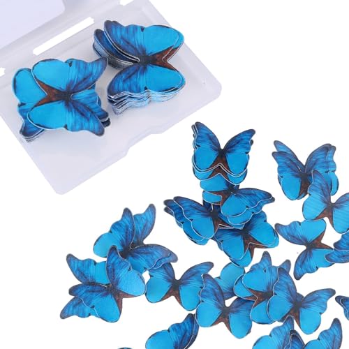 Schmetterlinge Deko Torte,Asudaro 48Stk Essbare Tortendeko 3D Kuchen Realistische Schmetterling Dessert Dekor Esspapier Tortendeko Hochzeit,Schmetterling Kuchen Deko Geburtstag,Muffin Deko Essbar Blau Schmetterlinge Deko Torte,Asudaro 48Stk Essbare Tortendeko 3D Kuchen Realistische Schmetterling Dessert Dekor Esspapier Tortendeko Hochzeit,Schmetterling Kuchen Deko Geburtstag,Muffin Deko Essbar Blau von Asudaro