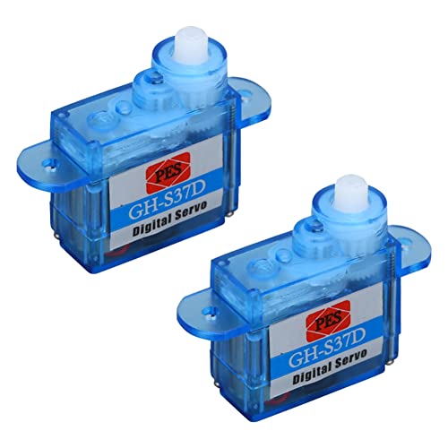 Asuinxurr 2Pcs -S37D 3.7G Digitalservo Miniaturservo für RC Flugzeug Trex 250 Hubschrauber Boot Auto von Asuinxurr