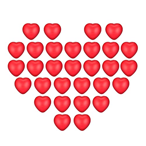 Asuinxurr 30 STK. Rote -StressbäLle zum Valentinstag, StressbäLle für Schulkarneval Als Belohnung, Valentinstags-PartytüTen-GeschenkfüLler Asuinxurr 30 STK. Rote -StressbäLle zum Valentinstag, StressbäLle für Schulkarneval Als Belohnung, Valentinstags-PartytüTen-GeschenkfüLler von Asuinxurr
