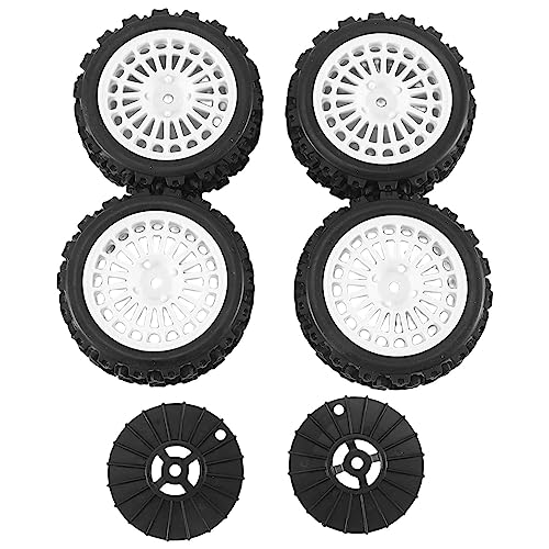 Asuinxurr 4 StüCk Gummireifen Radreifen für XV01 TA06 TT01 TT01E TT02 TT02B PTG-2 1/10 RC Auto Upgrades Teile ZubehöR,2 von Asuinxurr