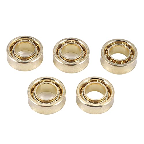 Asuinxurr 5Pcs Gold 10 Ball Kk Yoyo Bearing Professional Extra Long Sleep Idle YOYO Bearing Yo-Yo Bearings von Asuinxurr