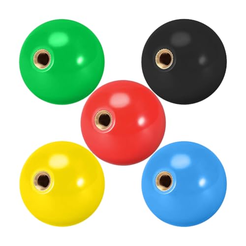 Asuinxurr 5er-Pack 35 mm Joystick-Balltops M6 Easy-Install Arcade-Spiel PC-Spiel Joysticks Ersatzteile 5 Farben von Asuinxurr