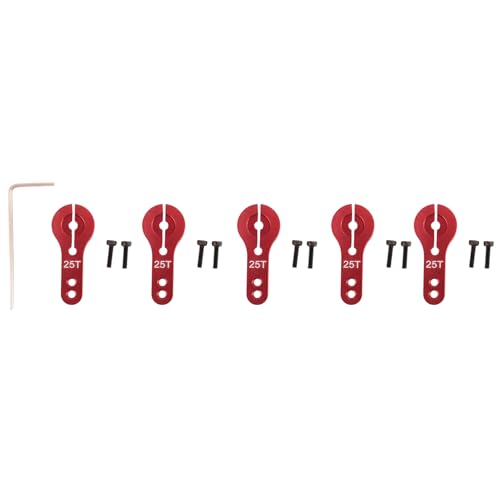Asuinxurr 6 Stuecke 25 T Aluminium Servo Horn M3 Gewinde Lenkung Arm High Torque Servos Motoren Teile RC Auto Flugzeug Boot Asuinxurr 6 Stuecke 25 T Aluminium Servo Horn M3 Gewinde Lenkung Arm High Torque Servos Motoren Teile RC Auto Flugzeug Boot von Asuinxurr