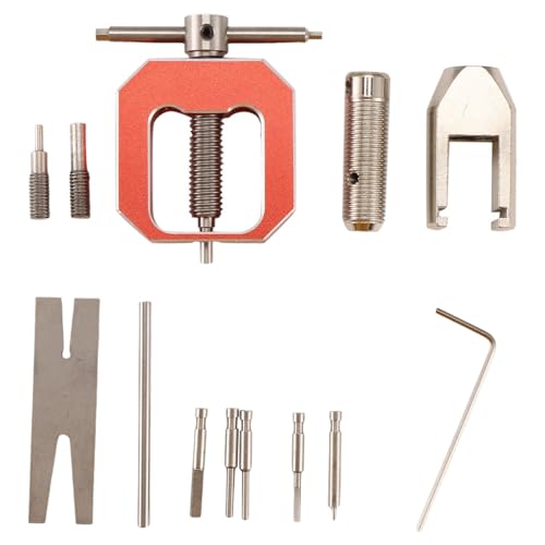 Asuinxurr Motorritzel-Abzieher-Entferner-Werkzeugsatz RC-Motor-Zahnradabzieher-Werkzeug Universal-Motorritzel-Abzieher-Entferner-Satz Rot von Asuinxurr