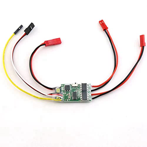 Asuinxurr -Wege-Bidirektionaler 5A ESC Brushed Speed Controller Dual Way ESC 2S-3S Lipo für RC-Modellauto-Bootstank-Ersatzteile von Asuinxurr