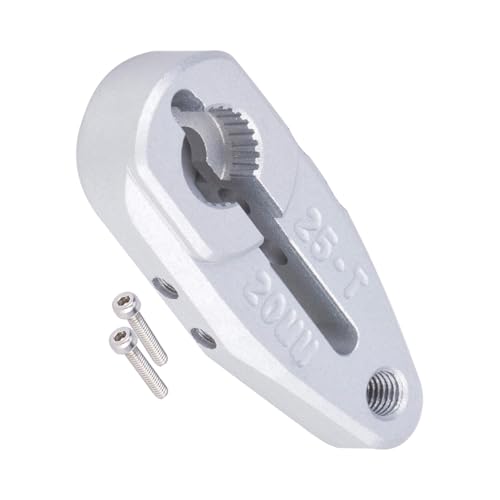 25t Servo Arm 20mm Für Fernbedienung Crawler Assembler Autospielzeug Upgrade Teile Aluminiumlegierung 25T Lenkarm Aluminiumlegierung Horn von Asukohu