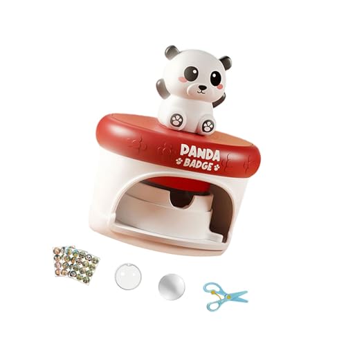 Abzeichen Making Machine Press Maker Bildungshandwerk Kits Kinder Bades Creator Tool Set Art Supply Chid Kid Crafting Activity Badge Maker Machine Für Kinder von Asukohu