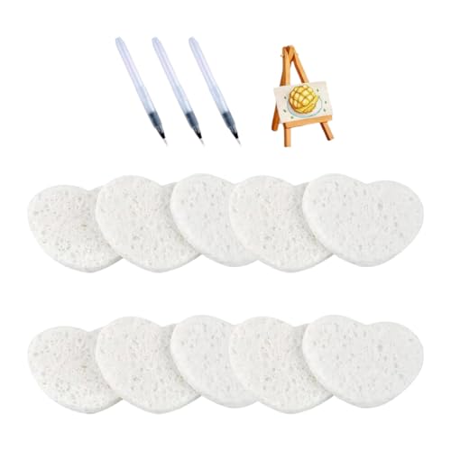 Asukohu 10 Blätter Puff Malerei Papierhandwerkskits Mit Markierungen Und Miniatur Staffelei Für Kinder Erwachsener Kreativer Textur Handwerk Textur Zeichnung Set Set von Asukohu