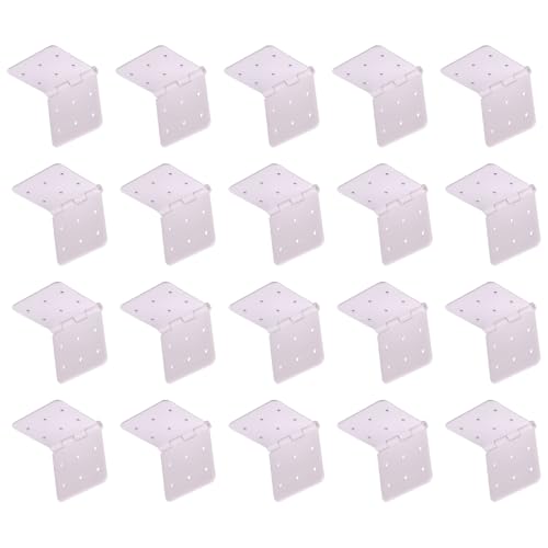 Asukohu 20pcs Nylonmodellflugzeuge Anhänchen Für Sichere Befestigung Und Glatte Bewegung Die Für Verschiedene Flossenflügelige Flügeltypen Geeignet Hochfestigkeitsmodellscharniere von Asukohu