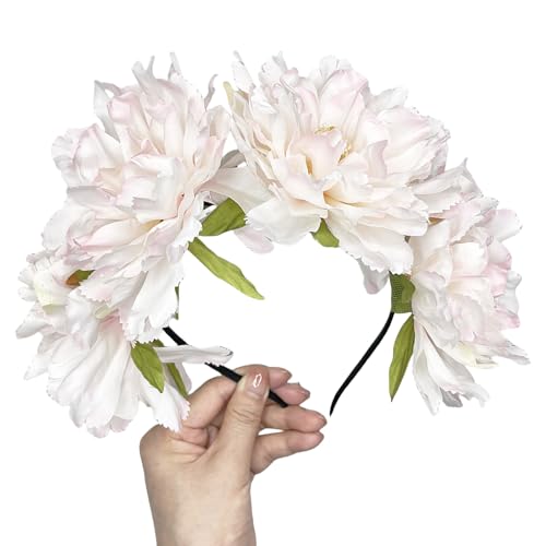 Asukohu Blumenkostüm Stirnbandbühne Requisiten Kopfbedeckung Für Party Geburtstagszeitschrift Stirnband Foto Elegantes Haarzubehör von Asukohu