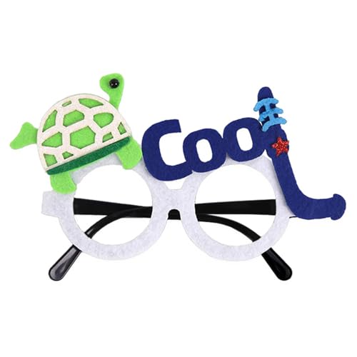 Asukohu Cartoon-Meerestier-Brille unter Ozeanen, Brillen, Ozean-Tier-Foto-Requisiten zum Angeln, Geburtstagsparty, lustige dekorative Brille von Asukohu