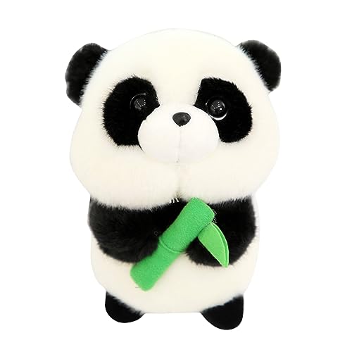Asukohu Chinesischer Panda Kuscheltier Chinesischer Panda Mit Baumwolle Gefüllt Einsamkeit Komfortspielzeug Kleinkind Kinderzimmer Kuscheltiere von Asukohu