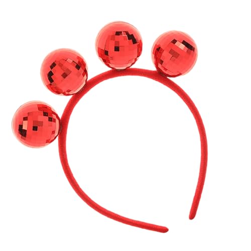 Asukohu Disco-Stirnband, 1970er-Jahre, Disco-Kostüm-Zubehör, Ball-Stirnband, glänzt, Haarschmuck für Kinder, Tanz, Party, Requisiten, Ball Asukohu Disco-Stirnband, 1970er-Jahre, Disco-Kostüm-Zubehör, Ball-Stirnband, glänzt, Haarschmuck für Kinder, Tanz, Party, Requisiten, Ball von Asukohu