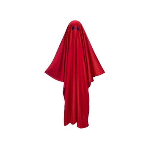 Asukohu Eerie Halloween Cloaks Outfit Unisex Specter Kostüm Mit Komfortables Fit Langjähriger Polyester Baumwollmischung Terror Themen Halloween Cosplay von Asukohu