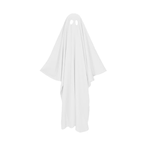 Asukohu Eerie Halloween Cloaks Outfit Unisex Specter Kostüm Mit Komfortables Fit Langjähriger Polyester Baumwollmischung Terror Themen Halloween Cosplay von Asukohu