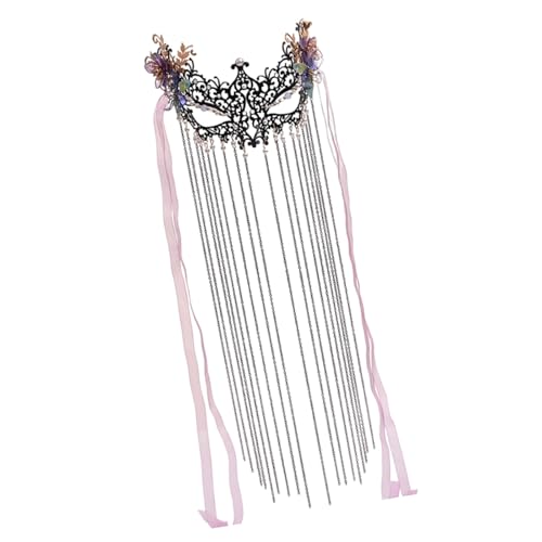 Asukohu Elegante Legierung Tassels Maske Handgefertigte Fransen Schleier Maske Gesichtsbedeckung Accessoires Für Tanzkünstler Und Kostümliebhaber Asukohu Elegante Legierung Tassels Maske Handgefertigte Fransen Schleier Maske Gesichtsbedeckung Accessoires Für Tanzkünstler Und Kostümliebhaber von Asukohu
