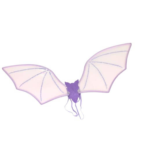 Asukohu Halloween-Fledermausflügel-Kostüm für Damen und Mädchen, Halloween-Flügel-Kostüm, Kinder-Fledermaus-Kostüm, Zubehör für Maskeraden, modisch von Asukohu