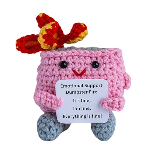 Asukohu Handgefertigte Miniatur-Figur aus Wolle, gestrickt, für Zuhause und Büro, für den Schreibtisch, gestricktes Spielzeug Asukohu Handgefertigte Miniatur-Figur aus Wolle, gestrickt, für Zuhause und Büro, für den Schreibtisch, gestricktes Spielzeug von Asukohu