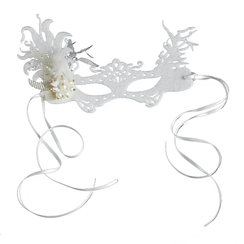Asukohu Hochzeits-Gesichtsbedeckung, Maskerade, Halloween-Party, halbe weiße Venezianer, Halloween, Hochzeit, Maskerade, halb weiße Venezianer Asukohu Hochzeits-Gesichtsbedeckung, Maskerade, Halloween-Party, halbe weiße Venezianer, Halloween, Hochzeit, Maskerade, halb weiße Venezianer von Asukohu